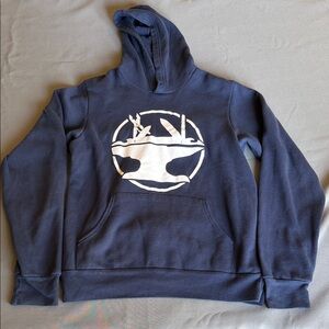 Men's Blue Graphic Hoodie